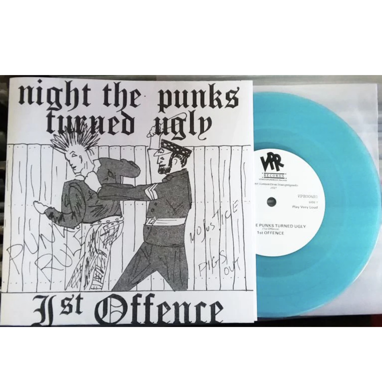 1st Offence - Night The Punks Turned Ugly 7"